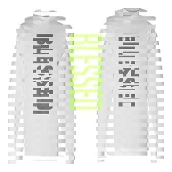 Chlorophyll Green White Color Match Long Sleeve T-Shirt - Thegiftio UK