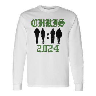 Chris For Chris Personalized First Name 2024 Long Sleeve T-Shirt - Monsterry