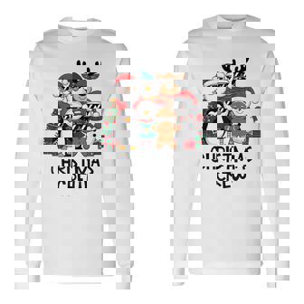 Christmas Crew Xmas Family Group Matching Christmas Pajama Long Sleeve T-Shirt - Thegiftio UK