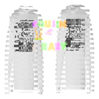 Cousin Of Brewing Baby Halloween Baby Shower Spooky Family Long Sleeve T-Shirt | Seseable CA
