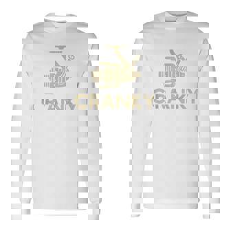 Crankbait Fishing Lure Cranky Ideas For Fishing Long Sleeve T-Shirt | Seseable UK
