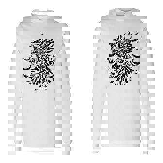 Cuervo Cuervo Tribal Camiseta de manga larga - Regaloses