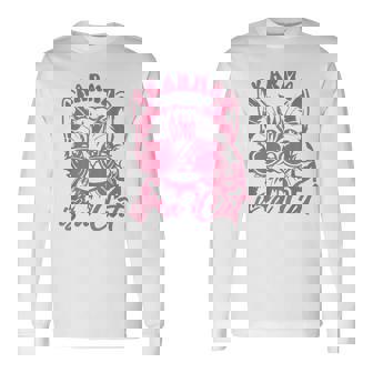 Cute Cat Lover Cat Is Karma Long Sleeve T-Shirt - Thegiftio UK