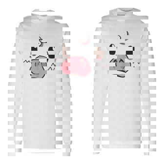 Cute Pig Animal Face Fancy Dress Costume Long Sleeve T-Shirt - Monsterry