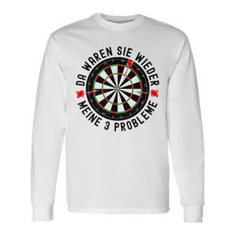 Da Waren Sie Wieder Meine 3 Probleme Dart Darter Gray Langarmshirts - Geschenkecke