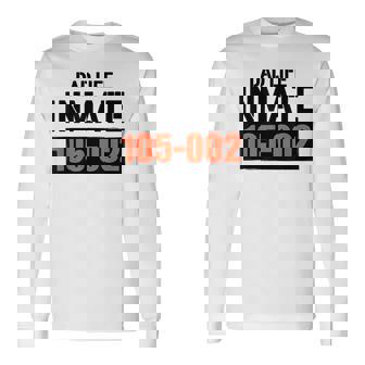 Dad Life Prisoner Inmate County Jail Halloween Costume Long Sleeve T-Shirt - Thegiftio