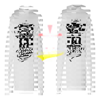 Dad Pit Crew For Racing Party Team Daddy Costume Long Sleeve T-Shirt - Monsterry