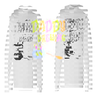 Daddy Of Brewing Baby Matching Family Halloween Baby Shower Long Sleeve T-Shirt | Seseable CA