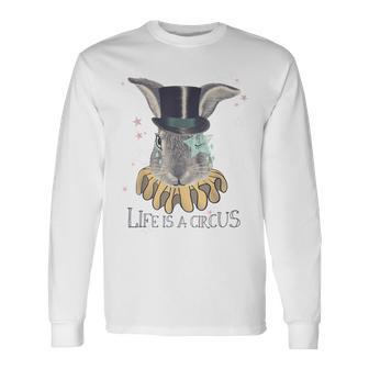 Das Leben Ist Ein Circus Rabbit Top Hat Wizard Fun Langarmshirts - Geschenkecke