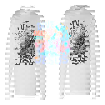 Dive Deep Into Jesus Vbs 2024 Scuba Diving Underwater Long Sleeve T-Shirt - Monsterry