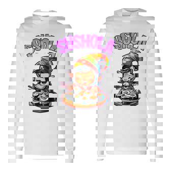 Donna Kawaii Giapponese Divertente Nano Sushola Amanti Del Sushi Maglia Con Maniche Raglan Maglietta a maniche lunghe - Novitaregali