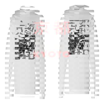 Donnaisitatore Turistico Giapponese Di Kyoto Giappone Con Collo A Maglietta a maniche lunghe - Novitaregali