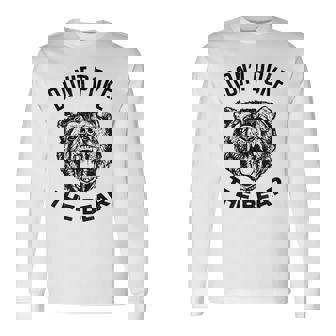 Don't Poke The Bear Bear Spirit Animal Lover Long Sleeve T-Shirt - Monsterry