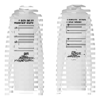 El Sonido Del Silencio Divertido Regalo Musical Camiseta de manga larga - Regaloses