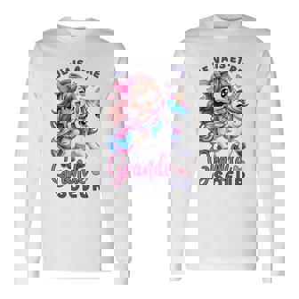 Enfant Cadeau Future Grande Soeur 2025 Jeais Etre Grande Soeur T-shirt à manches longues - Cadeauxyz