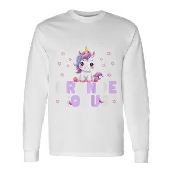Enfant Future Grande Soeur Licorne Grossesse Future Grande Soeur T-shirt à manches longues - Cadeauxyz