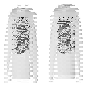 Escopeta Rifle Antiguo Pistola Colector Arma De Fuego Patenteintage Camiseta de manga larga - Regaloses
