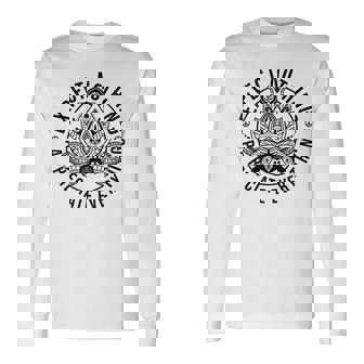 Expect Nothing Appreciate Everything Spiritual Lotus Yoga Long Sleeve T-Shirt - Thegiftio
