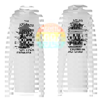 Fabricado En 1984 40 Años Cumpleaños Hombre Agosto 1984 Camiseta de manga larga - Regaloses