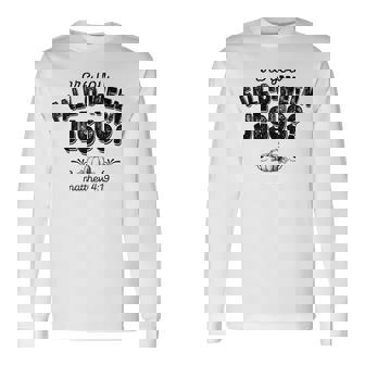 Are You Fall-O-Ween Jesus Long Sleeve T-Shirt - Monsterry