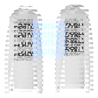 Football Kentucky Gear Football Kentucky Long Sleeve T-Shirt | Seseable UK