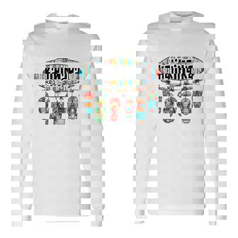 Hawaiian Christmas Mele Kalikimaka Surf Board Long Sleeve T-Shirt - Seseable