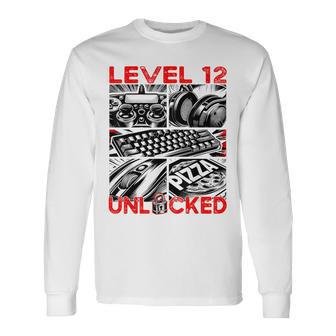 Geburtstag Level 12 Freigeschaltet Gaming & Zocker Langarmshirts - Geschenkecke