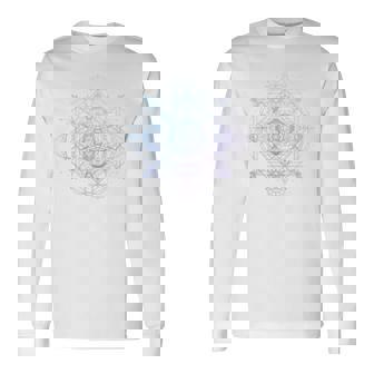 Geometría Sagrada Metatron Cube Yoga Espiritual Sin Mangas Camiseta de manga larga - Regaloses