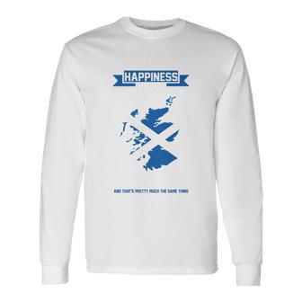 Glück Können Sie Go To Scotland Long-Sleeved Langarmshirts - Geschenkecke