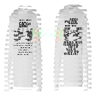 Gray Scottish Tartan Scotland Family Clan Name Long Sleeve T-Shirt - Monsterry