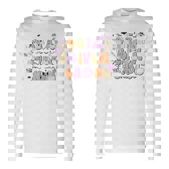Halloween Aba Therapy Data Driven Ghoul Rbt Behavior Therapy Long Sleeve T-Shirt - Seseable