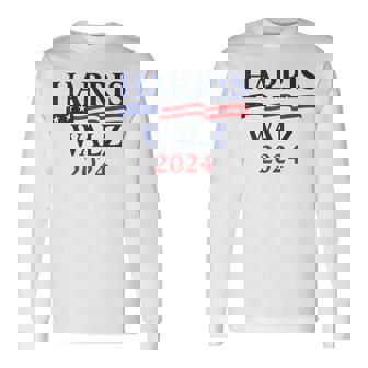 Harris Waltz 2024 Usa Harris Walz 2024 Long Sleeve T-Shirt | Mazezy