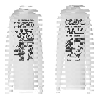 Harris Walz 2024 Pour Le Président Kamala Harris Tim Waltz T-shirt à manches longues - Cadeauxyz