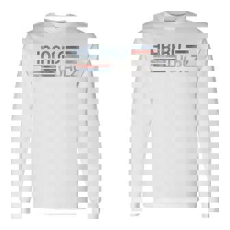 Harris Walz 2024 Retro Faded Stripes Harris Waltz 2024 Long Sleeve T-Shirt | Mazezy
