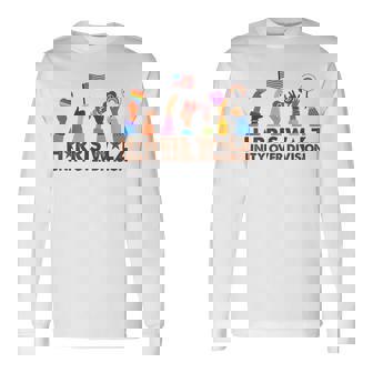 Harris Walz Unity Over Division Long Sleeve T-Shirt | Mazezy