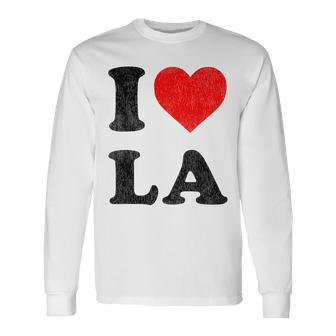 I Heart La Souvenir I Love Los Angeles Langarmshirts - Geschenkecke