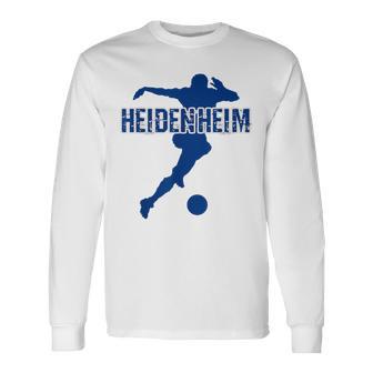 Heidenheim Football Fan Red Langarmshirts - Geschenkecke