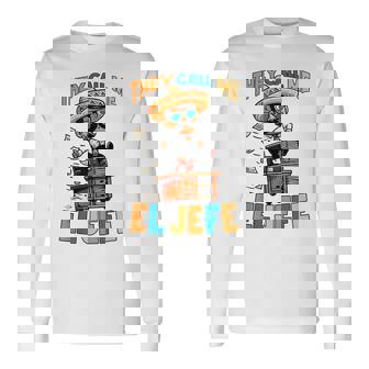 Hombre They Call Me El Jefe Cita Divertida Mexicana Sin Mangas Camiseta de manga larga - Regaloses