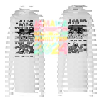 Jamaica Family Trip 2024 Jamaican Caribbean Beach Vacation Long Sleeve T-Shirt - Thegiftio UK