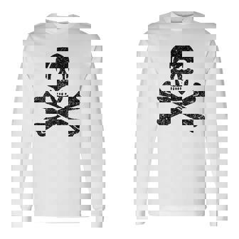 Jolly Roger Bandiera Pirata Teschio E Crossbones Sam Bellamy Maglietta a maniche lunghe - Novitaregali