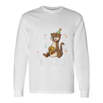 Kinder 3 Geburtstag Otter Wild Frech Und Endlich 3 Jahre Langarmshirts - Geschenkecke