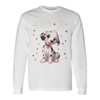 Kinder 3 Jahre Alt Dalmatiners Dalmatiner 3 Geburtstag Langarmshirts - Geschenkecke