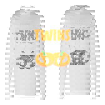 Do You Know What's Really Scary Twins Halloween Pregnancy Long Sleeve T-Shirt - Thegiftio UK