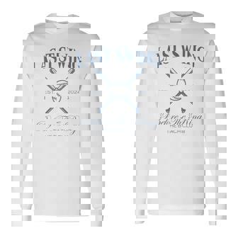 Last Swing Before The Ring Bachelorette Party Baseball Bride Long Sleeve T-Shirt | Mazezy