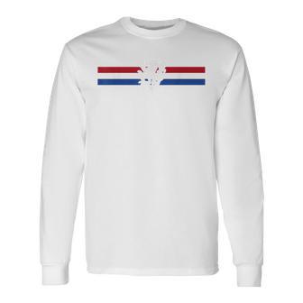 Lion Crest Holland Flag Nederland Netherlands Langarmshirts - Geschenkecke