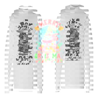 Merry Cruisemas 2025 Christmas Santa Reindeer Cruise Long Sleeve T-Shirt - Monsterry