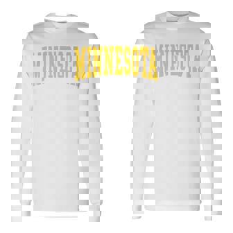 Minnesota Throwback Classic Long Sleeve T-Shirt - Seseable