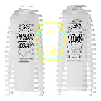 Mustard Halloween 2024 Costume Family Matching Ketchup Sauce Long Sleeve T-Shirt - Thegiftio UK
