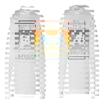 Niños Nivel 10 Anos Desbloqueado Humor Cumpleanos 10 Gamer Regalo Camiseta de manga larga - Regaloses
