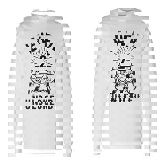 Nivel 2 Pareja Desbloqueada 2 Años Aniversario 2ª Boda Camiseta de manga larga - Regaloses